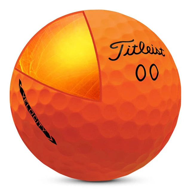 Pelotas de Golf Titleist Velocity Docena Naranjas