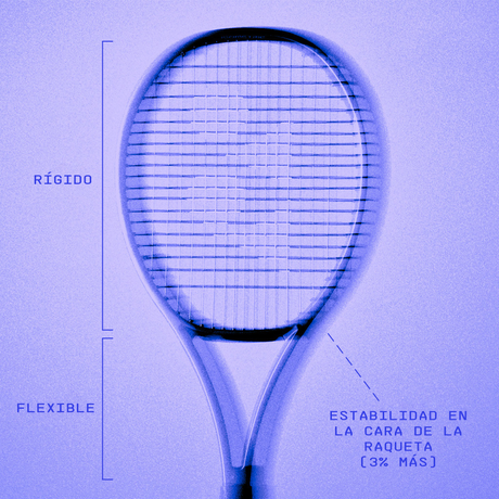Raqueta Tenis PERCEPT 100L G 3/8 280GR MIDNIGHT NAVY