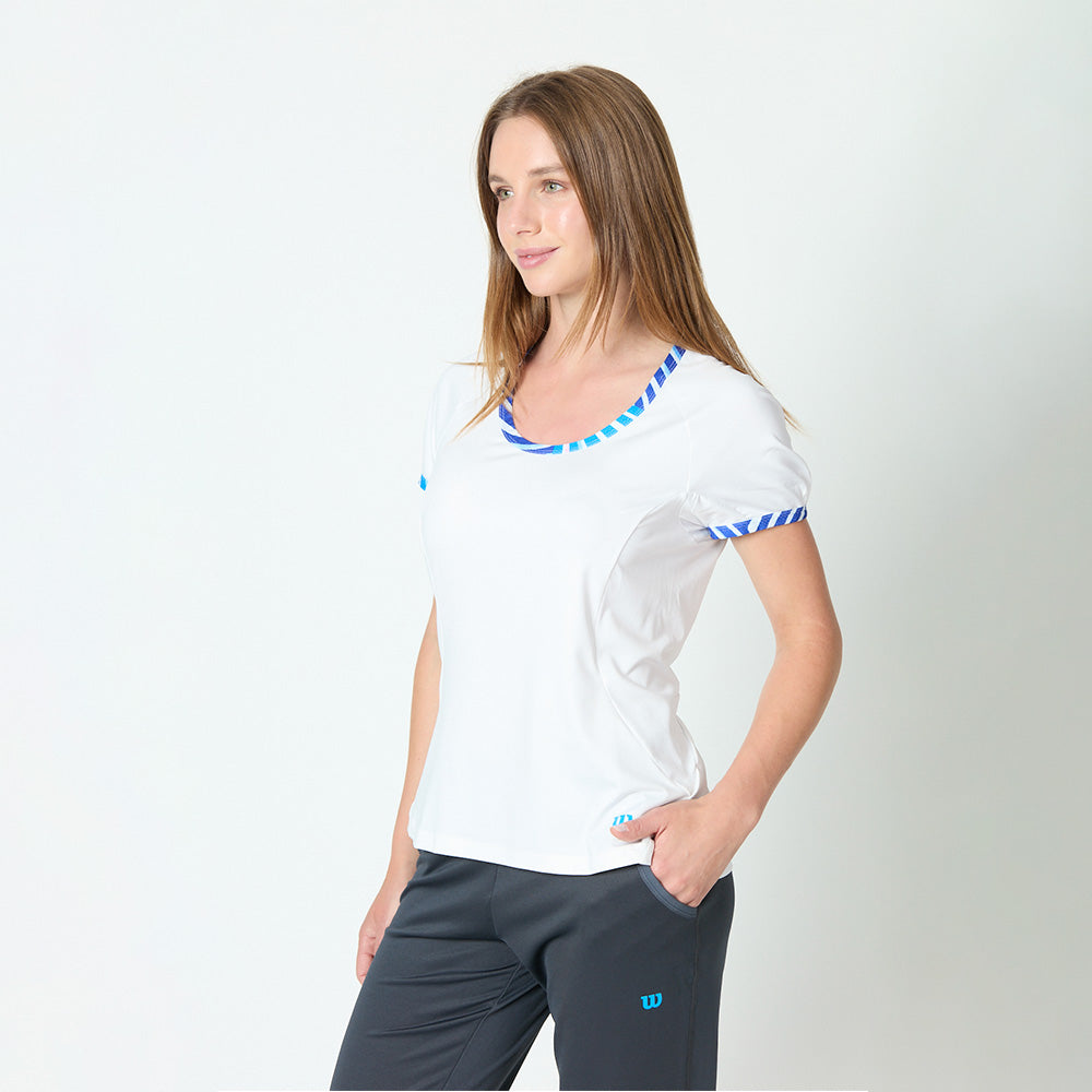 POLERA MUJER WILSON TULIP CAP SLEEVE TOP