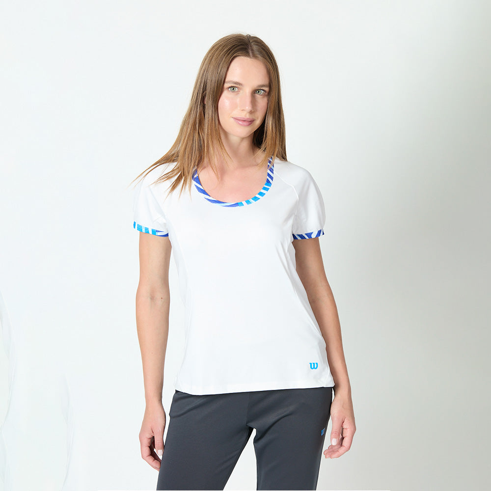 POLERA MUJER WILSON TULIP CAP SLEEVE TOP
