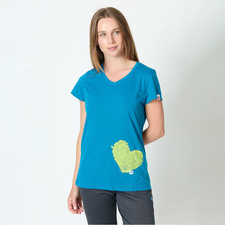POLERA MUJER WILSON CLAY HEART TECH