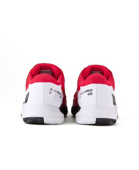 ZAPATILLA RUSH PRO ACE CLAY RD/WH/B