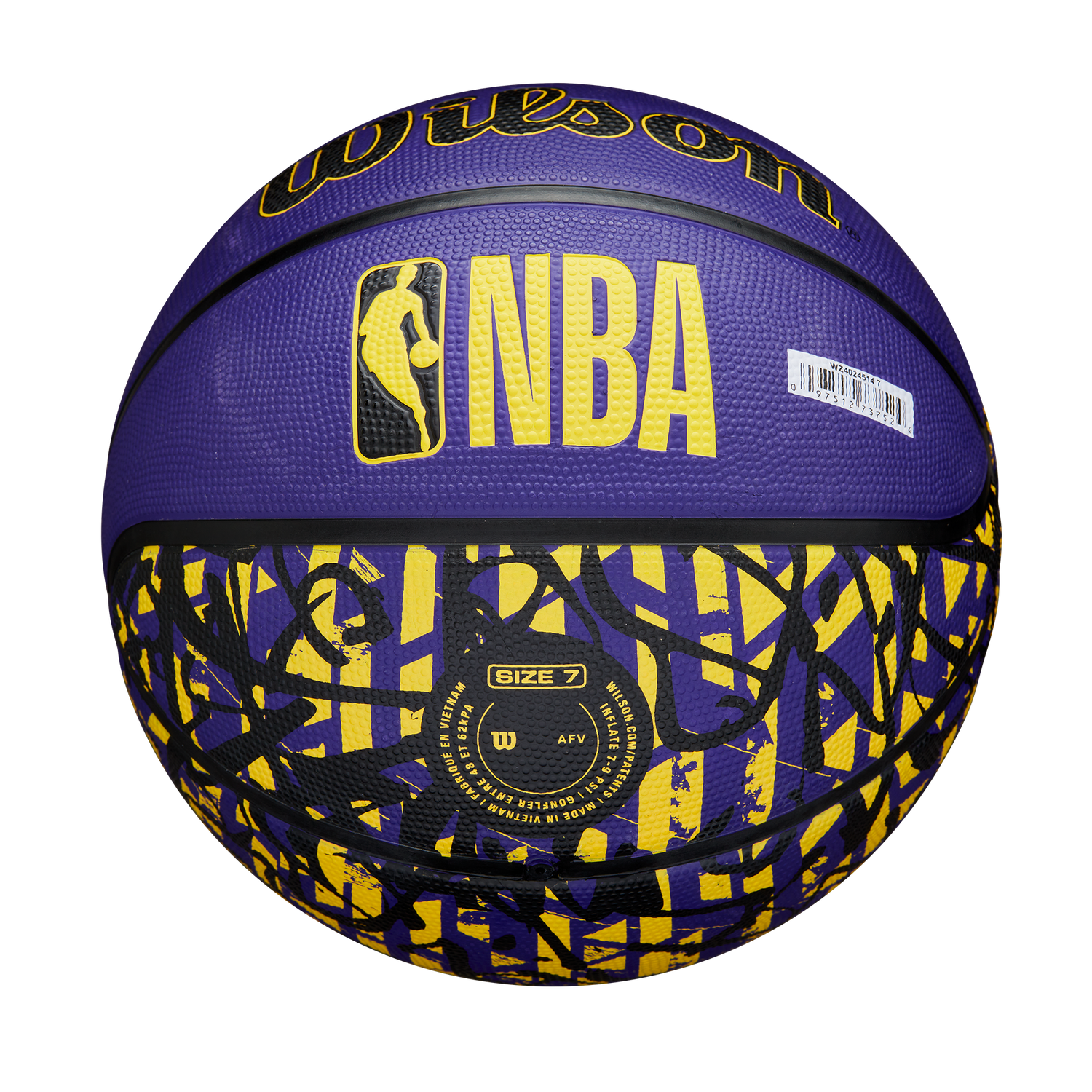 PELOTA BASKETBALL NBA TEAM GRAFFITI BSKT LA LAKERS 7