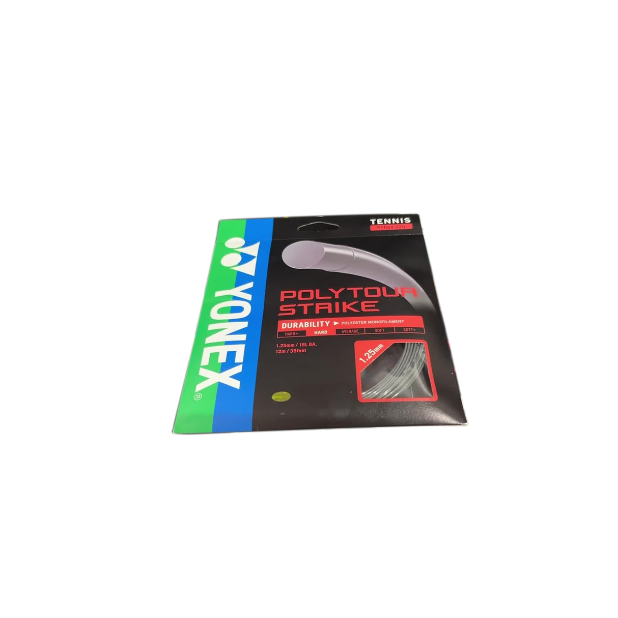 Set Cuerda Tenis POLY TOUR STRIKE  1.25 / 16L Negro