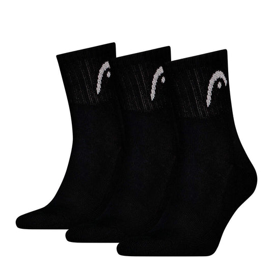 Calcetines Tenis Head Club Short Crew3 Pack Negro