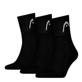 Calcetines Tenis Head Club Short Crew3 Pack Negro