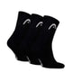 Calcetines Tenis Head Club Short Crew3 Pack Negro