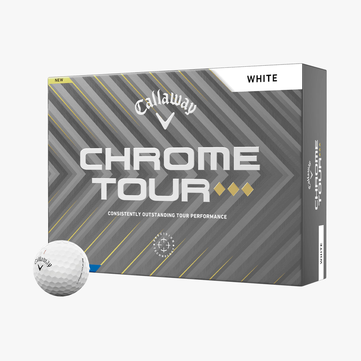 Pelotas de Golf Callaway Chrome Tour 3D Docena