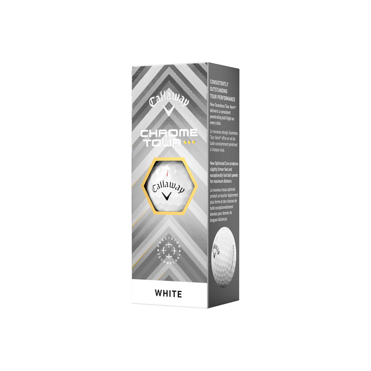 Pelotas de Golf Callaway Chrome Tour 3D Docena