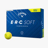 Pelotas de Golf Callaway ERC Soft Triple Track Amarillo Docena