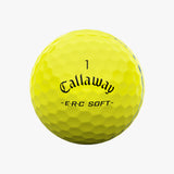 Pelotas de Golf Callaway ERC Soft Triple Track Amarillo Docena