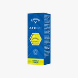 Pelotas de Golf Callaway ERC Soft Triple Track Amarillo Docena