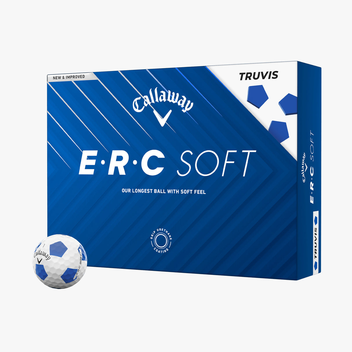 Pelotas de Golf Callaway ERC Soft Truvis Azul Docena