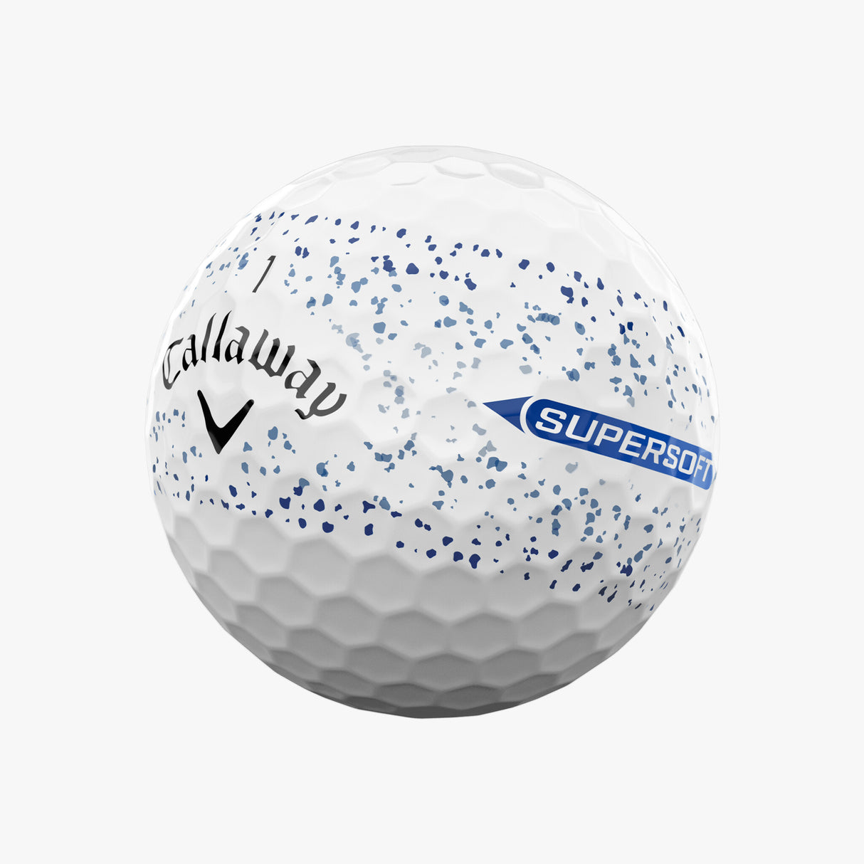 Pelotas de Golf Callaway Supersoft Splatter Azul Docena