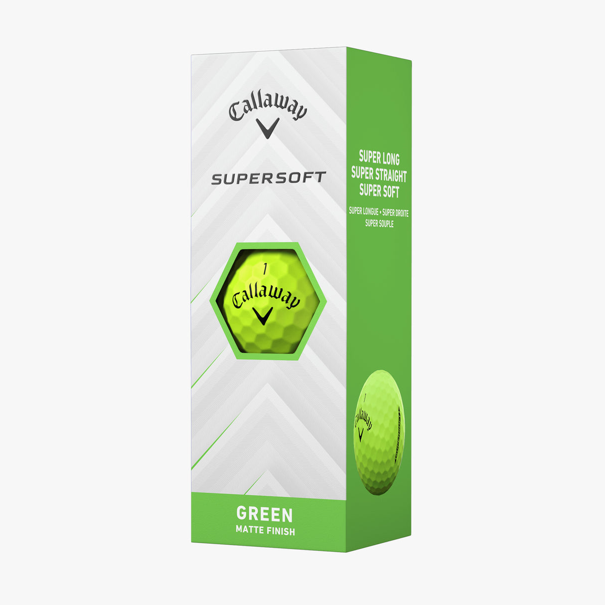 Pelotas de Golf Callaway Supersoft Verde Docena