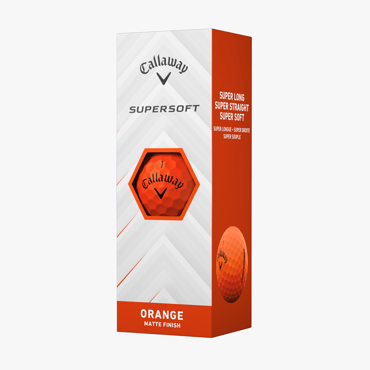 Pelotas de Golf Callaway Supersoft Naranjo Docena