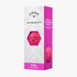 Pelotas de Golf Callaway Supersoft Rosado Docena