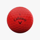 Pelotas de Golf Callaway Supersoft Rojo Docena