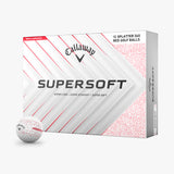 Pelotas de Golf Callaway Supersoft Splatter Rojo Docena