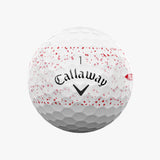 Pelotas de Golf Callaway Supersoft Splatter Rojo Docena