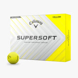 Pelotas de Golf Callaway Supersoft Amarillo Docena