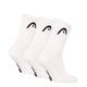 Calcetines Tenis Head Club Short Crew 3 Pack Blanco