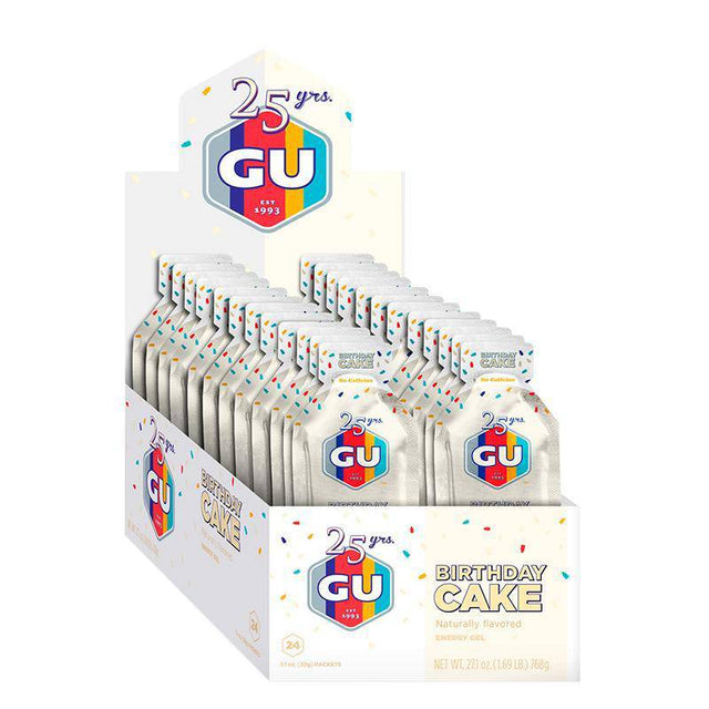 Caja de Geles Birthday Cake GU Energy (24 unid) - Rideshop
