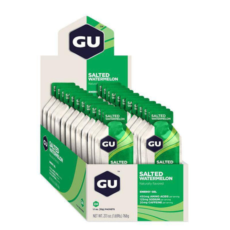 Caja de Geles Salted Watermelon GU Energy - Rideshop
