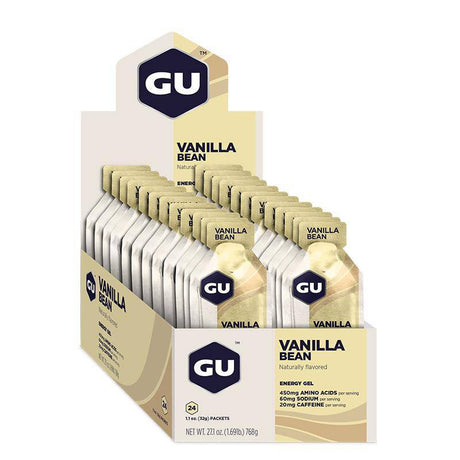Caja de Geles Vanilla Bean 24 GU Energy - Rideshop