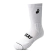 Calcetin Crew D3 Tilki Lehinde White/Black