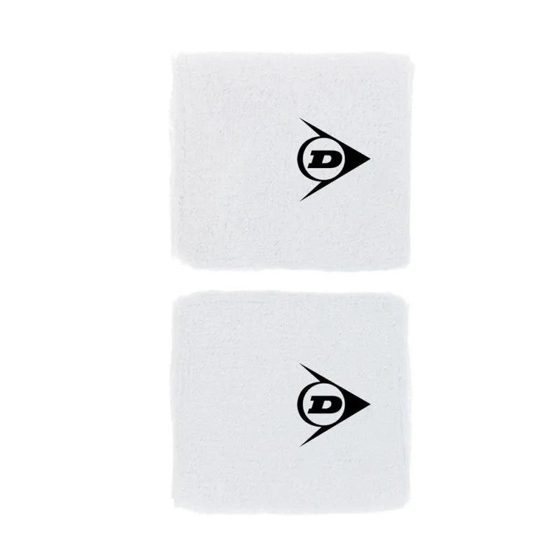 Muñequeras Dunlop Blancas Cortas