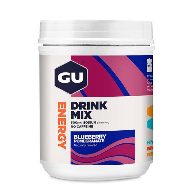 Energy Drink Mix 30srv Canister, Blueberry Pomegranate GU Energy - Rideshop