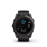 Garmin fēnix® 7X Pro – Sapphire Solar Edition Titanio DLC Gris Carbon Correa Negrafenix® - Rideshop