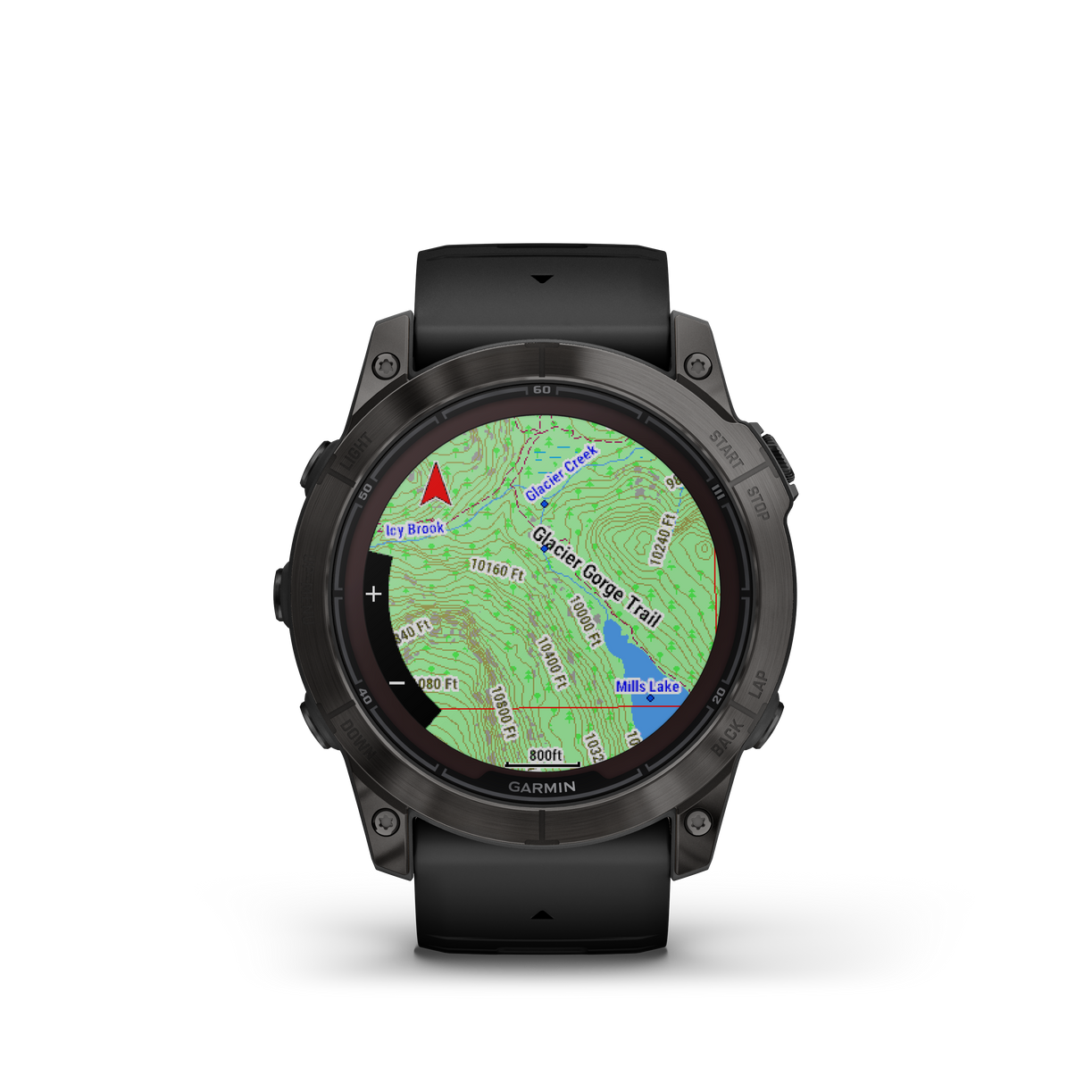 Garmin fēnix® 7X Pro – Sapphire Solar Edition Titanio DLC Gris Carbon Correa Negrafenix® - Rideshop