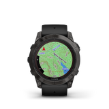 Garmin fēnix® 7X Pro – Sapphire Solar Edition Titanio DLC Gris Carbon Correa Negrafenix® - Rideshop