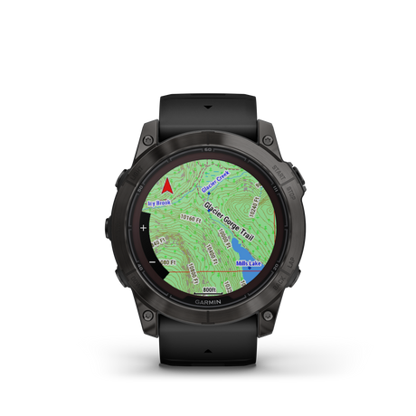 Garmin fēnix® 7X Pro – Sapphire Solar Edition Titanio DLC Gris Carbon Correa Negrafenix® - Rideshop
