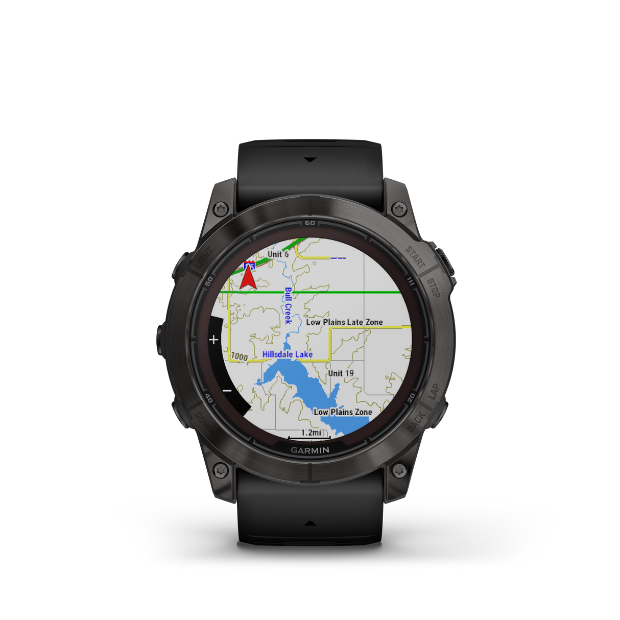 Garmin fēnix® 7X Pro – Sapphire Solar Edition Titanio DLC Gris Carbon Correa Negrafenix® - Rideshop