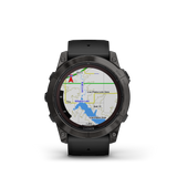Garmin fēnix® 7X Pro – Sapphire Solar Edition Titanio DLC Gris Carbon Correa Negrafenix® - Rideshop