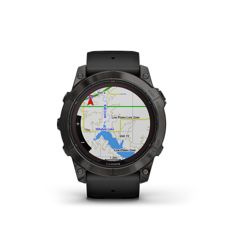 Garmin fēnix® 7X Pro – Sapphire Solar Edition Titanio DLC Gris Carbon Correa Negrafenix® - Rideshop