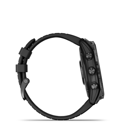 Garmin fēnix® 7X Pro – Sapphire Solar Edition Titanio DLC Gris Carbon Correa Negrafenix® - Rideshop