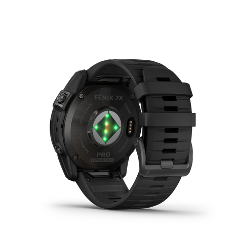 Garmin fēnix® 7X Pro – Sapphire Solar Edition Titanio DLC Gris Carbon Correa Negrafenix® - Rideshop