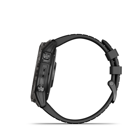 Garmin fēnix® 7X Pro – Sapphire Solar Edition Titanio DLC Gris Carbon Correa Negrafenix® - Rideshop