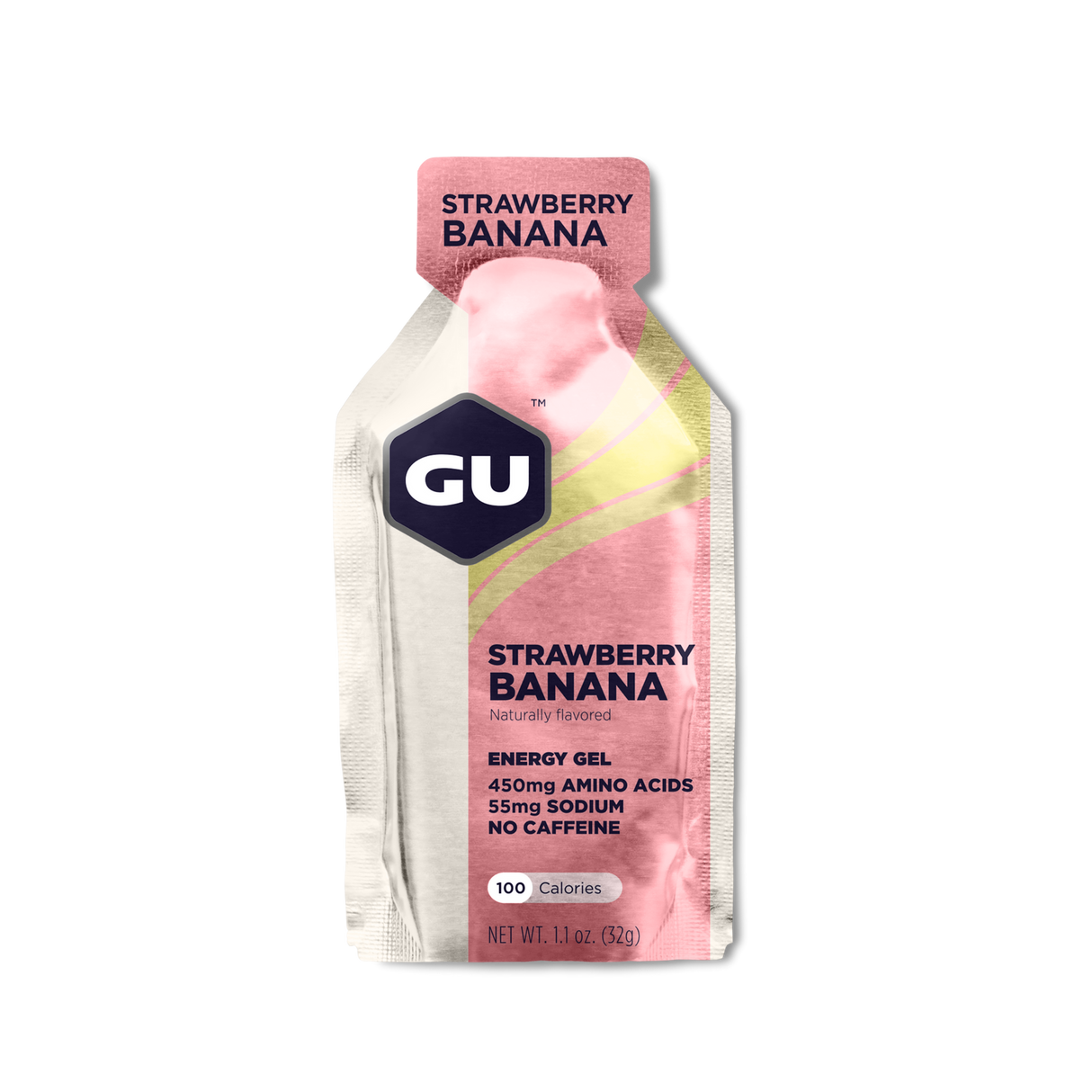 Caja de Geles Strawberry Banana 24 GU Energy - Rideshop
