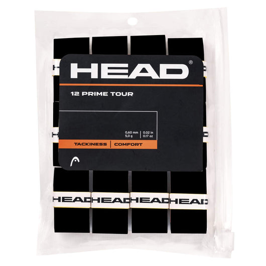 Grip Tenis Head Prime Tour 12 pcs Negro