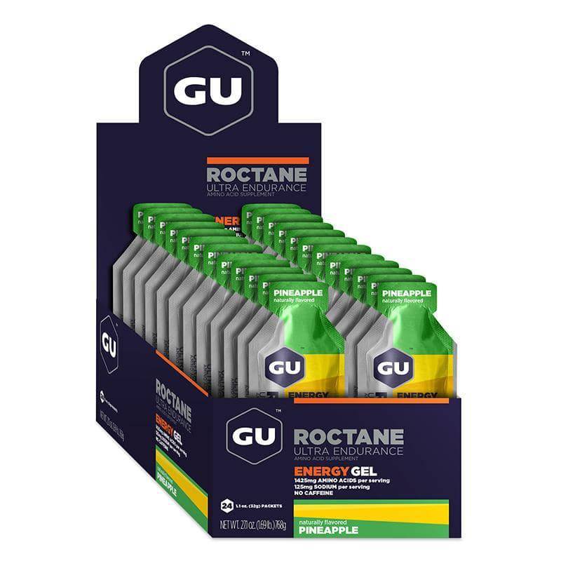 GU Energy Box Roctane Energy Gel, Pineapple - Rideshop