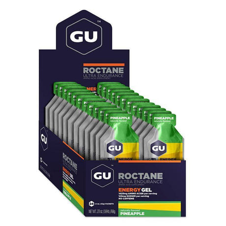 GU Energy Box Roctane Energy Gel, Pineapple - Rideshop