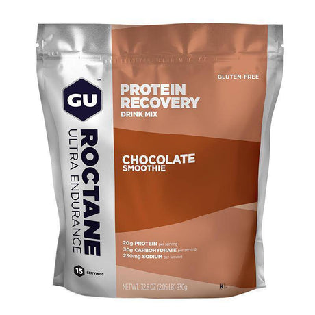 GU Energy Roctane Protein Recovery Drink Mix, Chocolate Smoothie - Rideshop