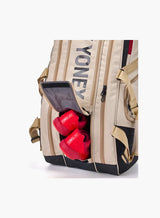 26 Bolso Tenis Yonex GEARLOGIC 72629 9PCS BEIGE