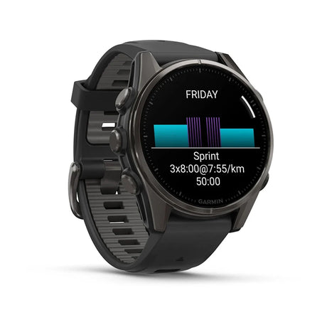 Smart Watch fēnix® 8 Garmin – 43mm Amoled Sapphire Carbon Gray - Rideshop