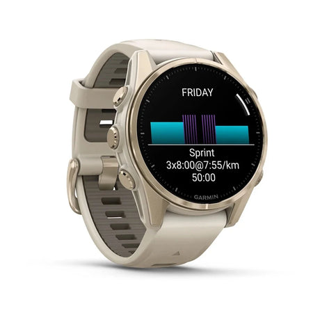 Smart Watch fēnix® 8 Garmin – 43mm Amoled Sapphire Beige - Rideshop